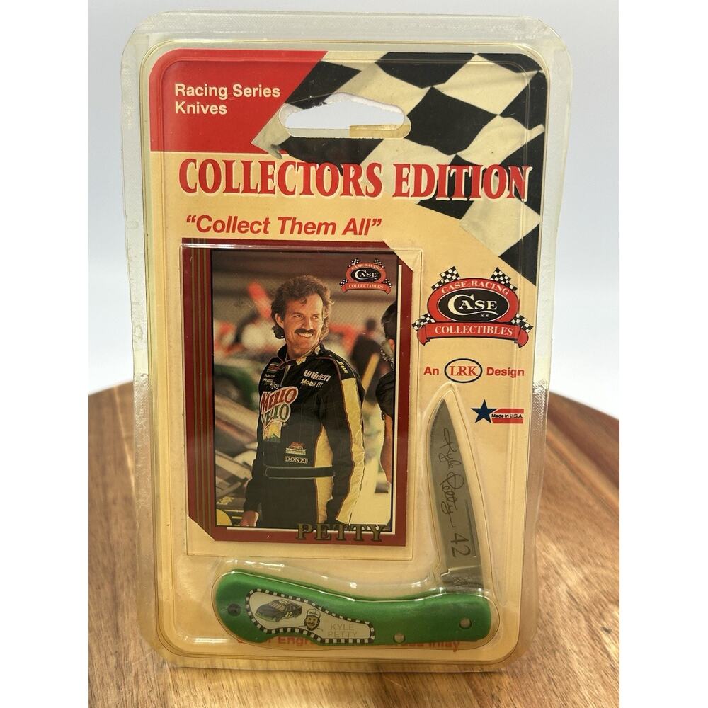 1992 Case XX Kyle Petty Racing Series Pocket Knife Collectors Edition Folding